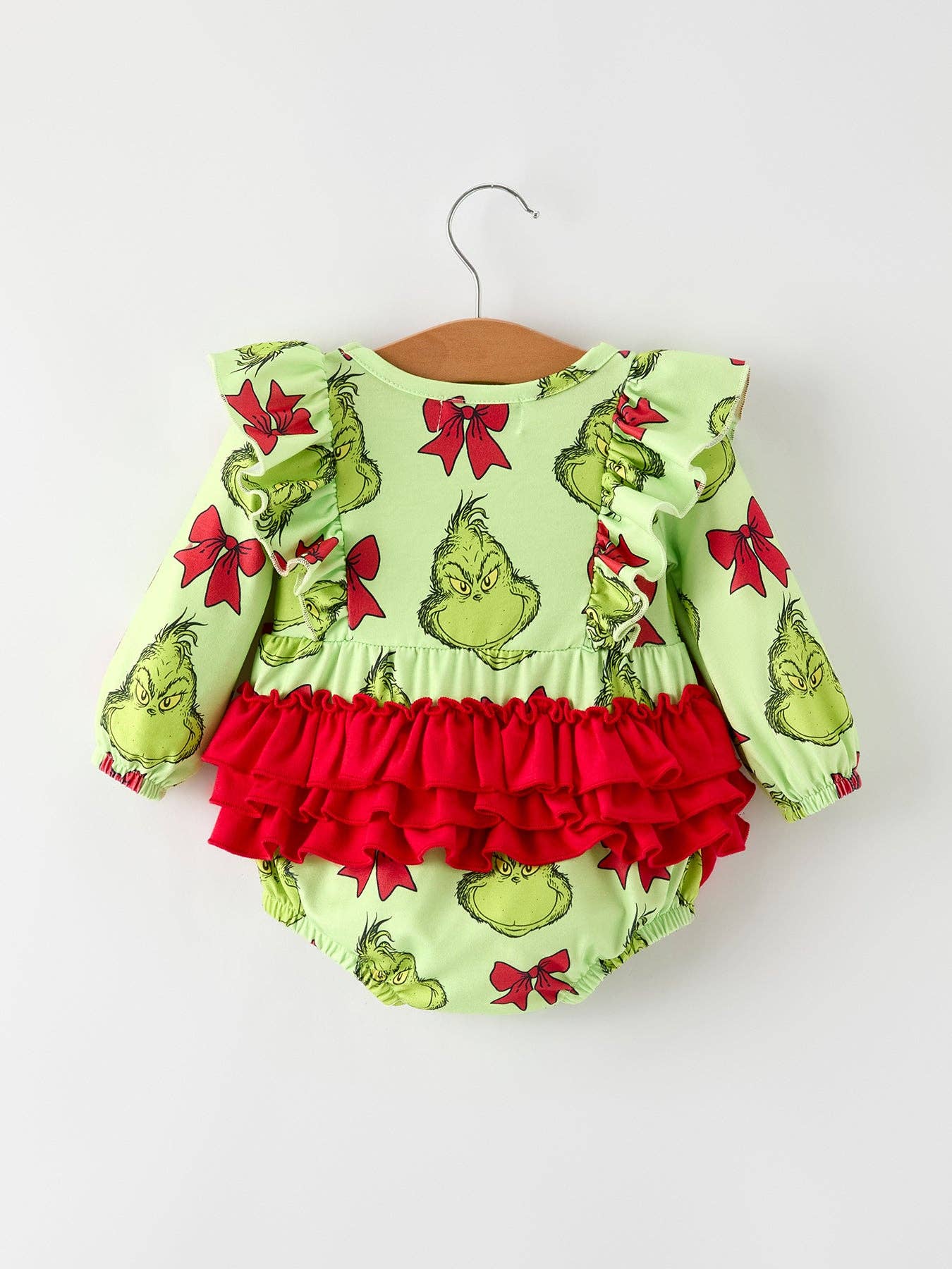 Green Grinch Romper
