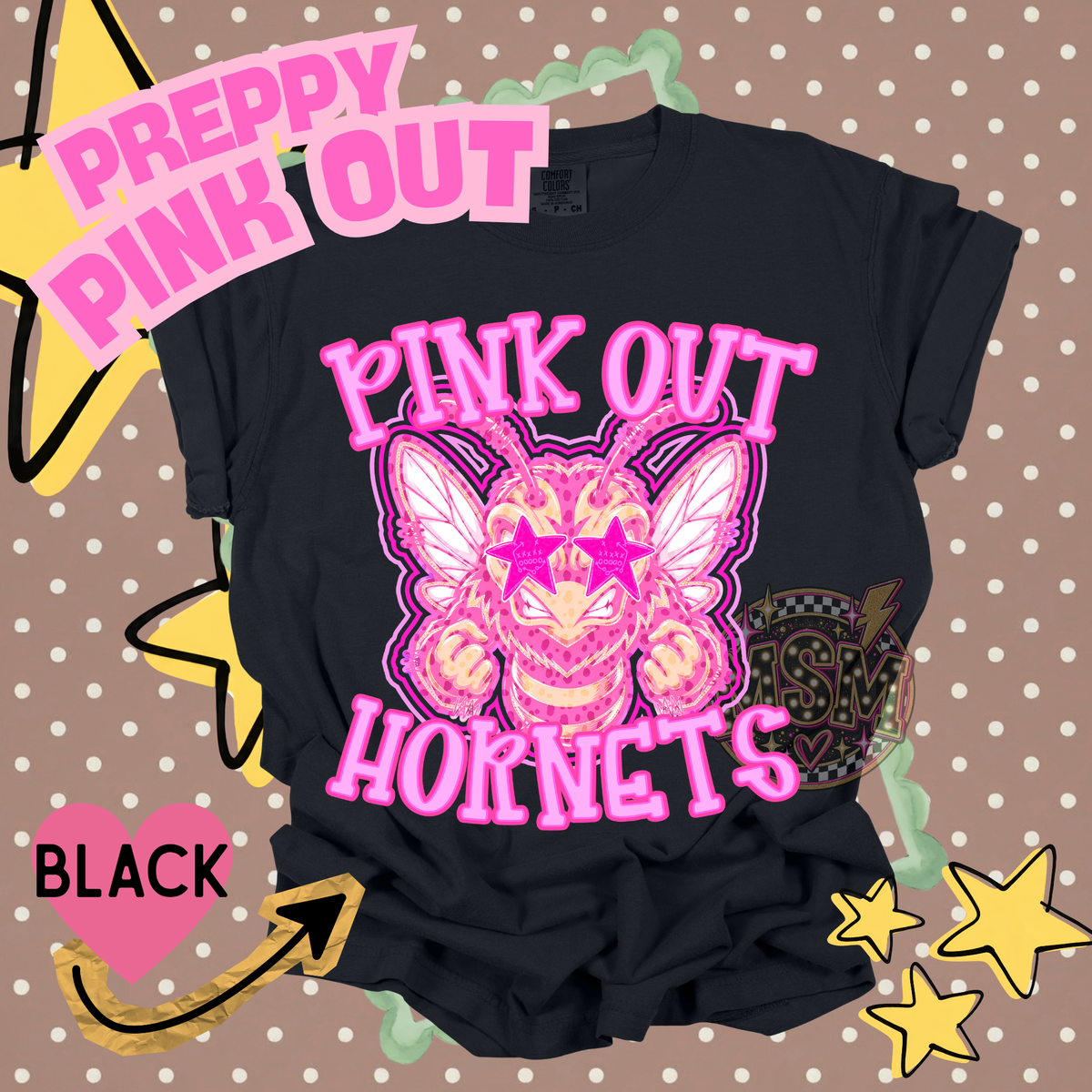 Pink Out Prep Mascots - Hornets