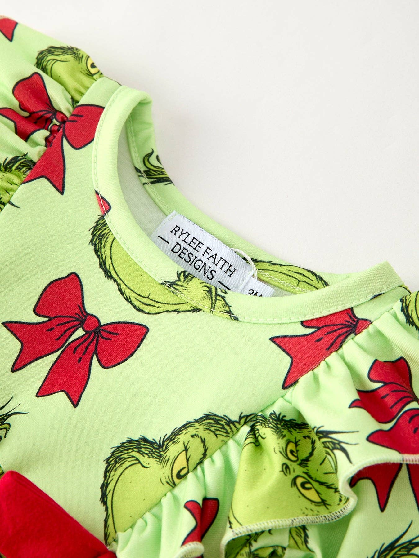Green Grinch Romper