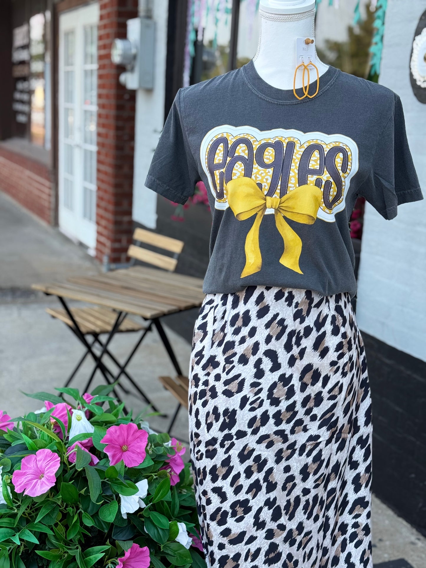 School Spirit Coquette Bow Tee