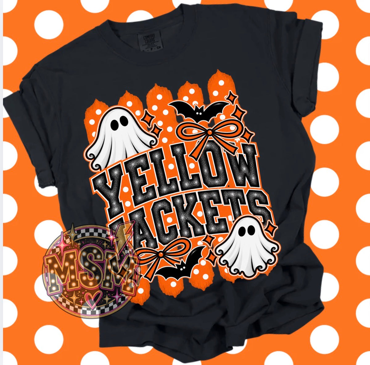 Spooky Mascot - YELLOW JACKETS