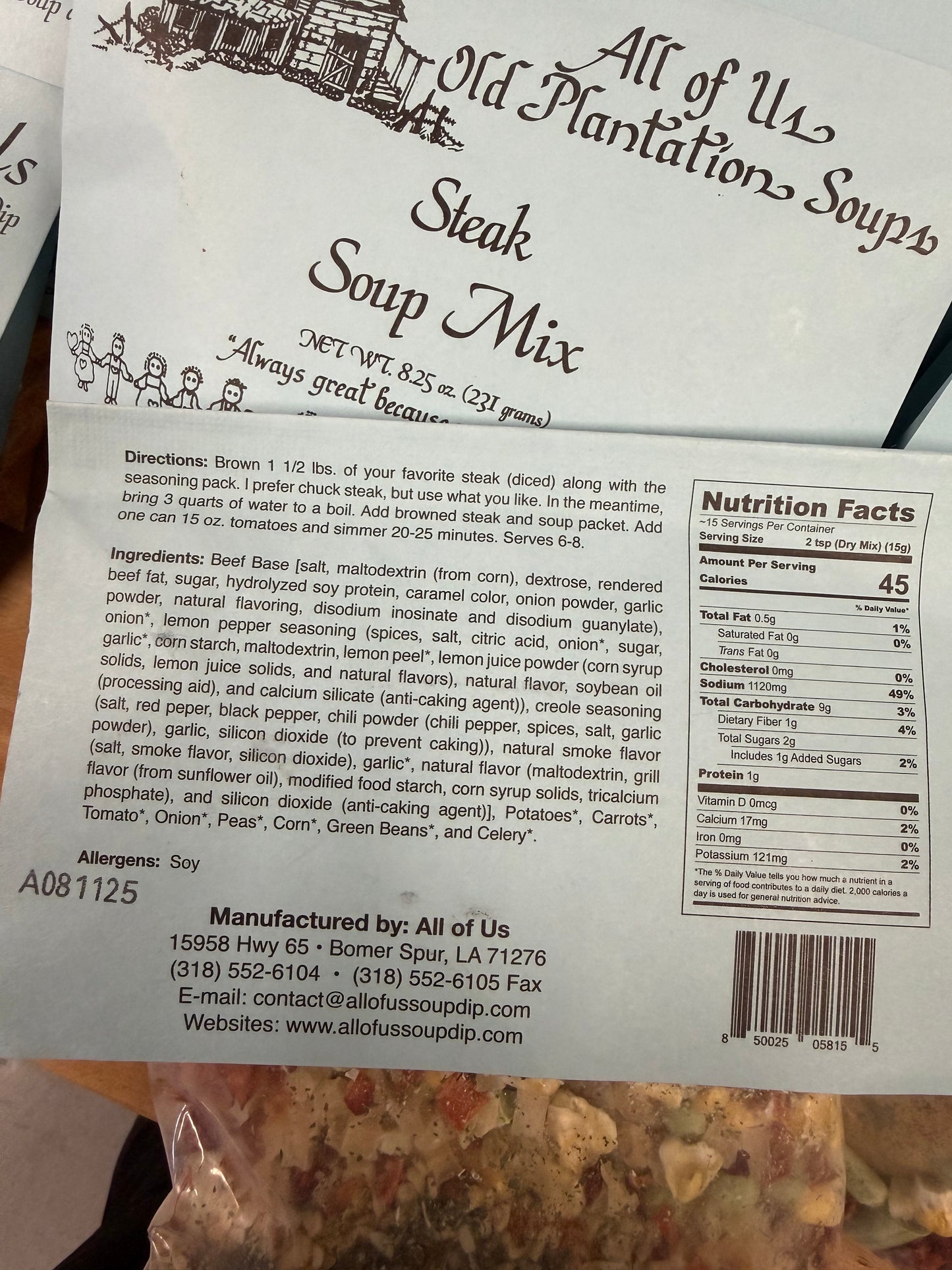 Steak Soup Mix