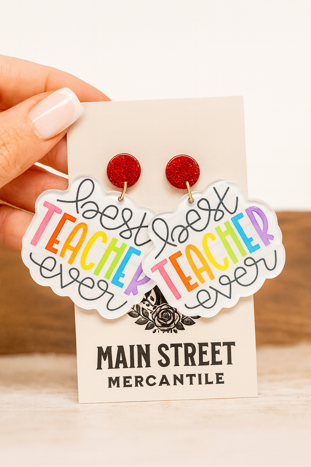 Best Techer Ever Earring