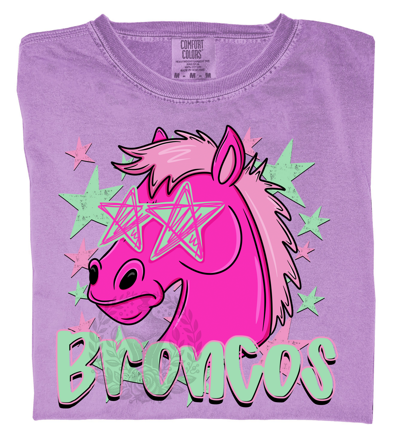Summer Vibes Mascot - Broncos
