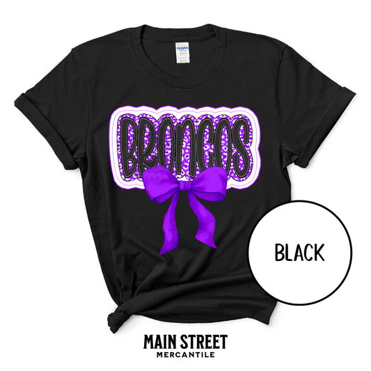 Coquette Bow Broncos