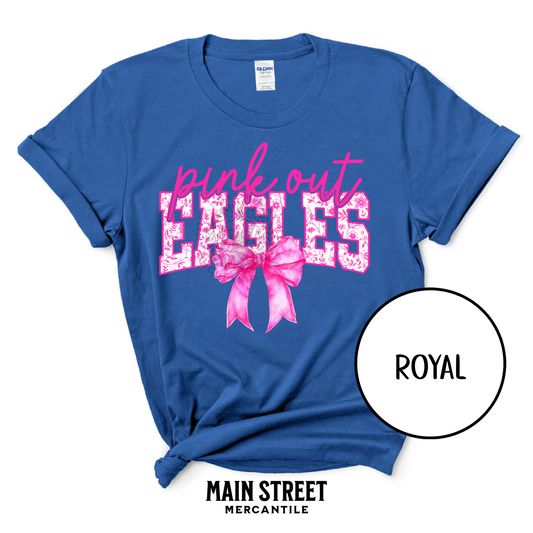 Pink Out Floral BH Eagles