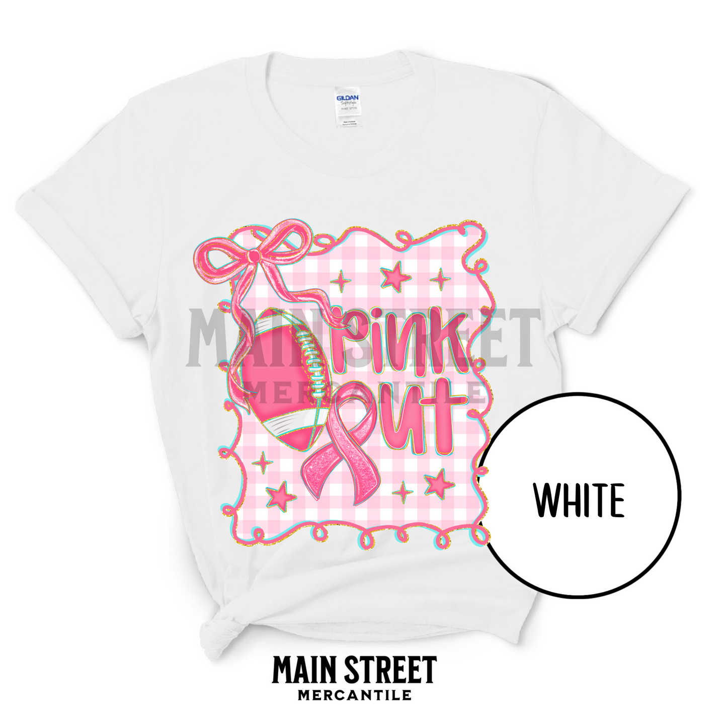 Pink Out Football Coquette
