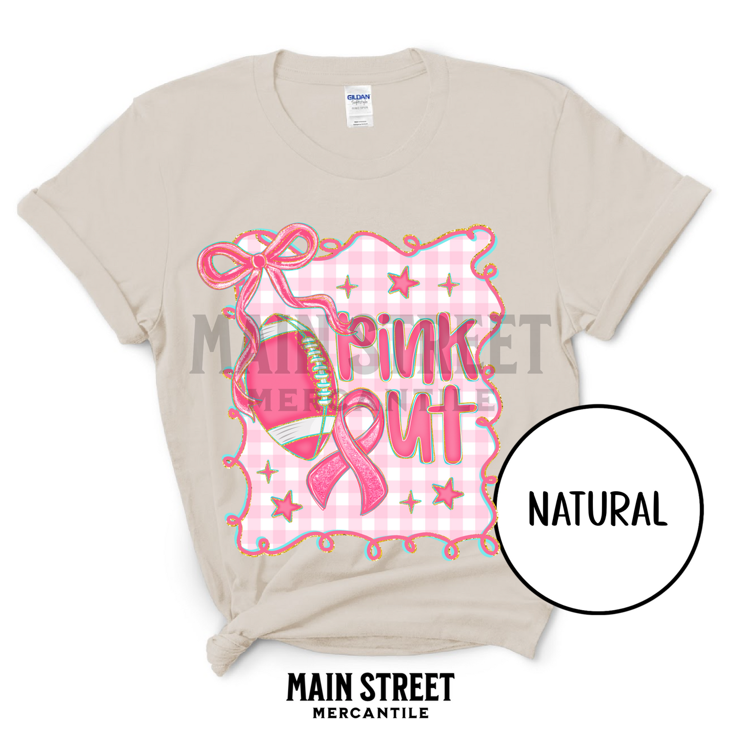 Pink Out Football Coquette