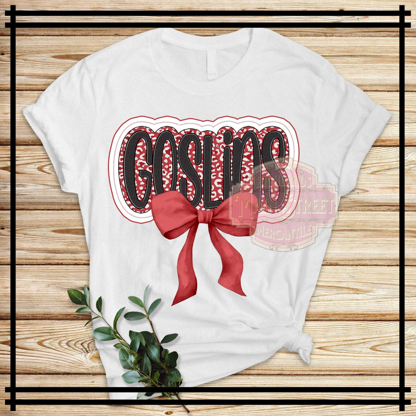 School Spirit Coquette Bow Tee