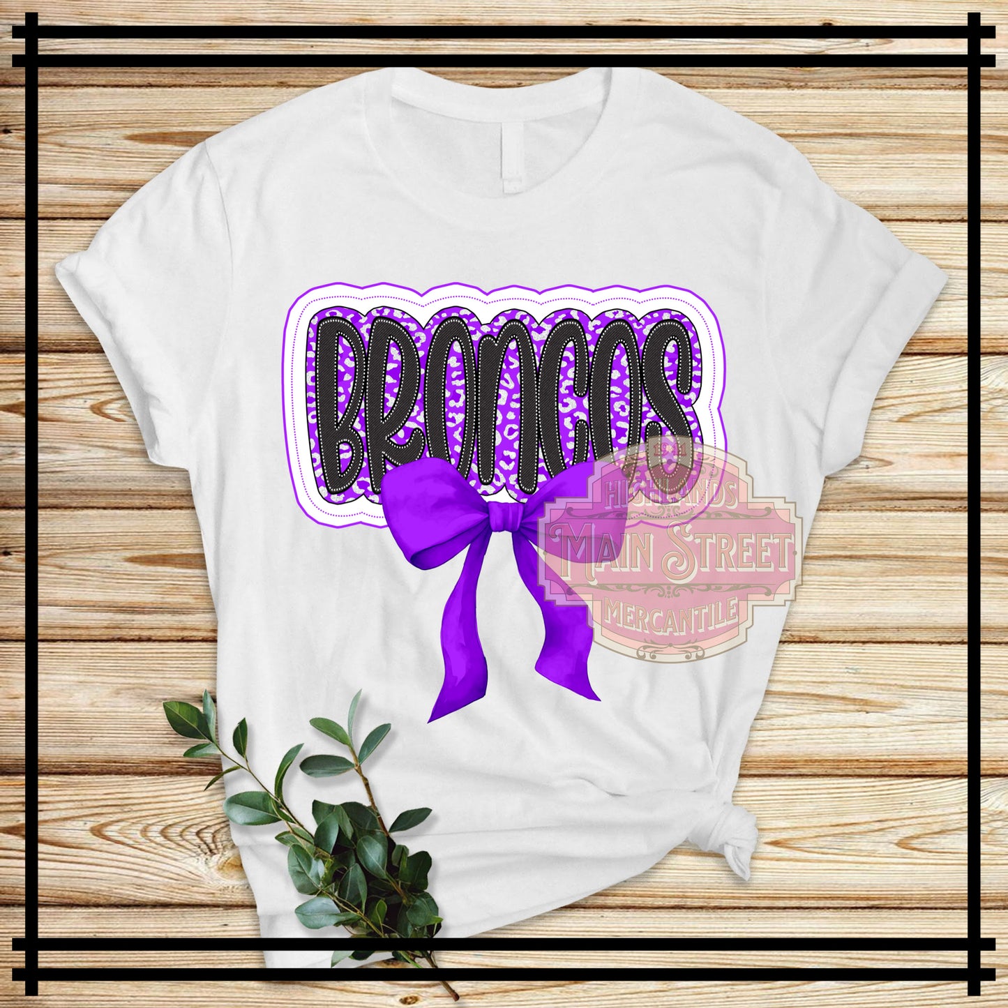 School Spirit Coquette Bow Tee