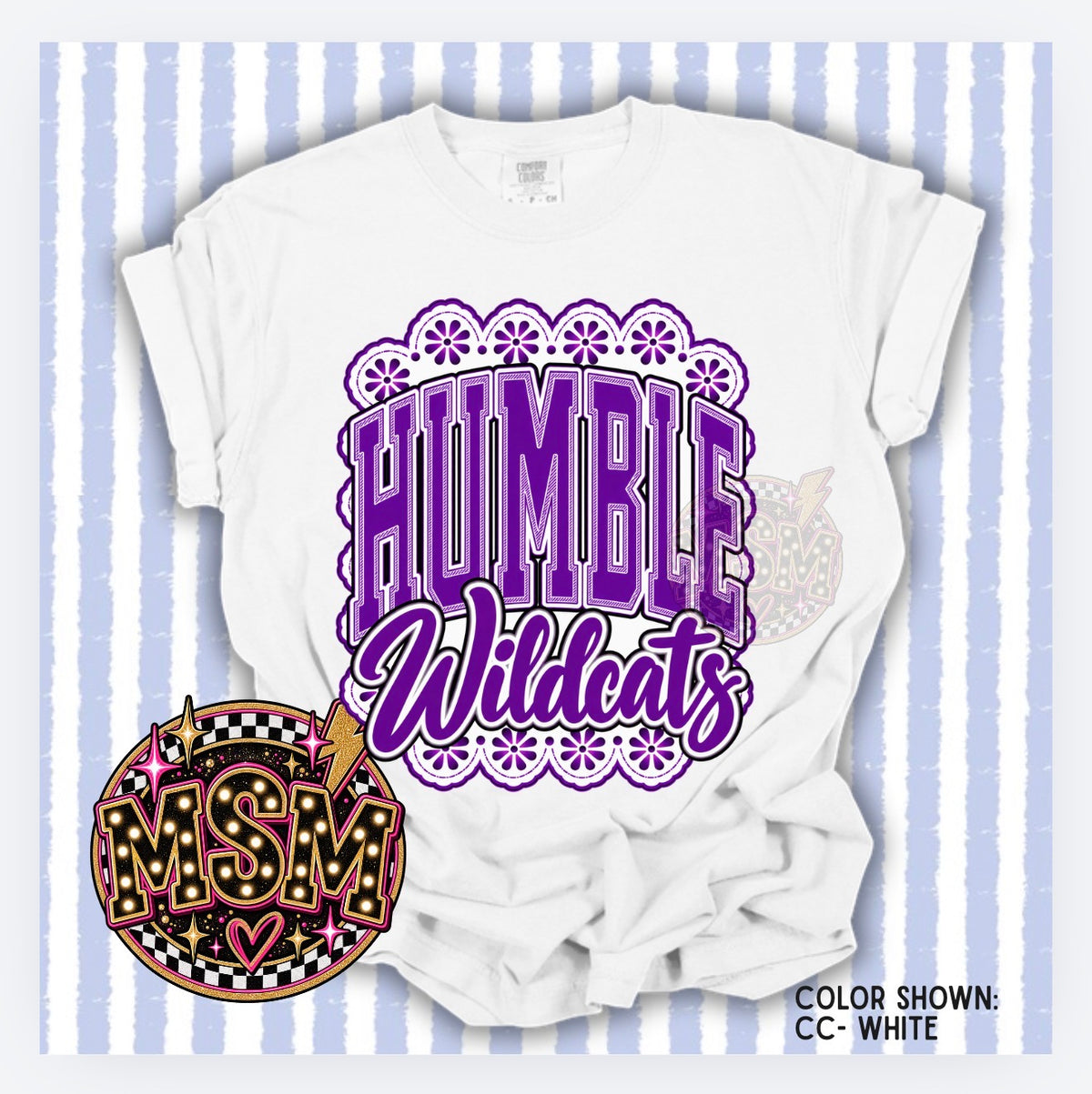Lace Mascot - Humble Wildcats
