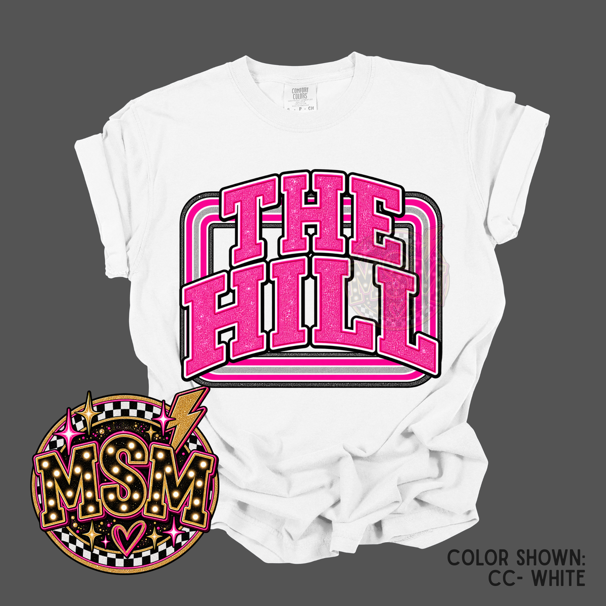 Varsity Square Mascot - The Hill Pink