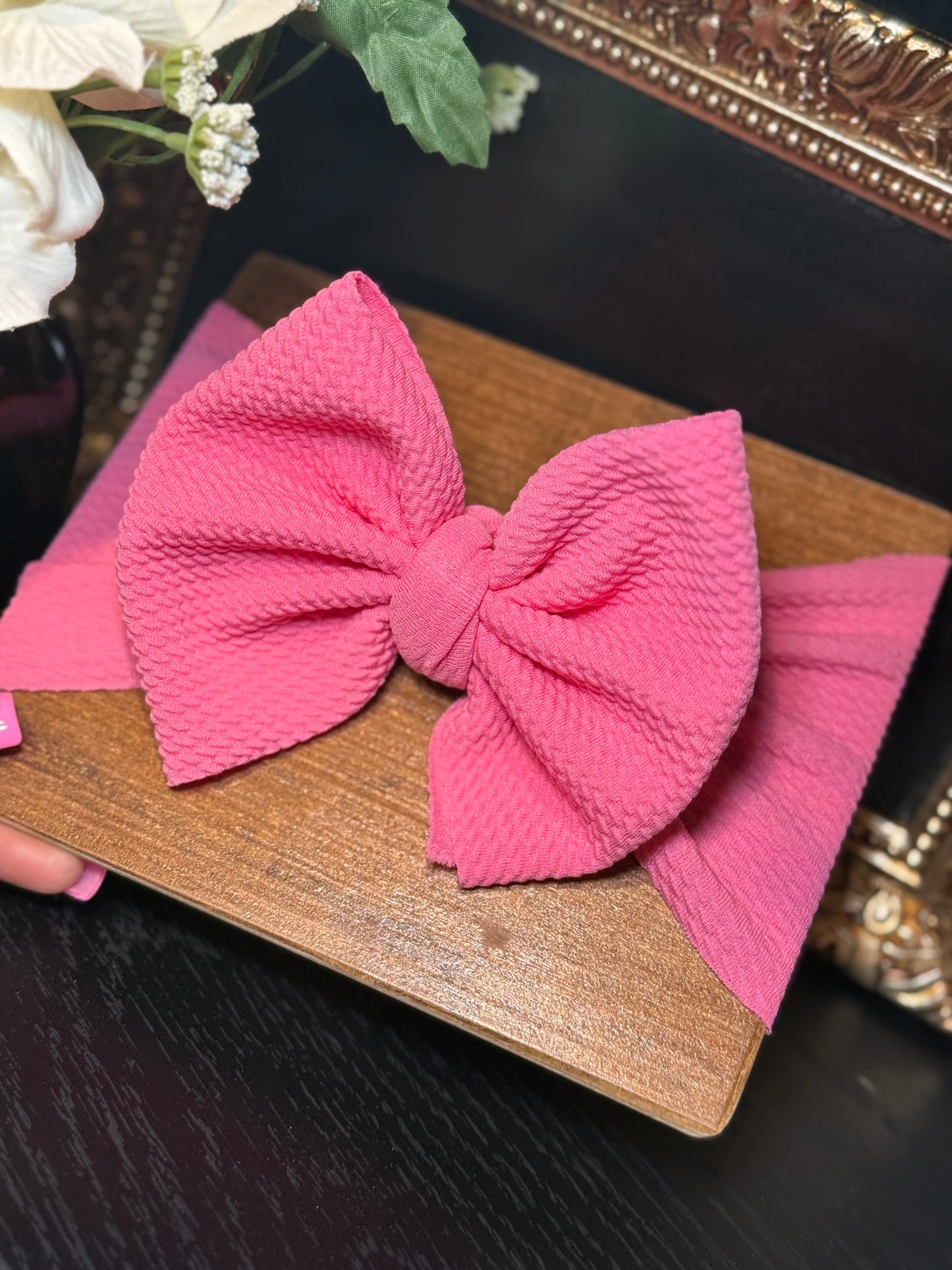 Bubblegum Headwrap - (0-3m)