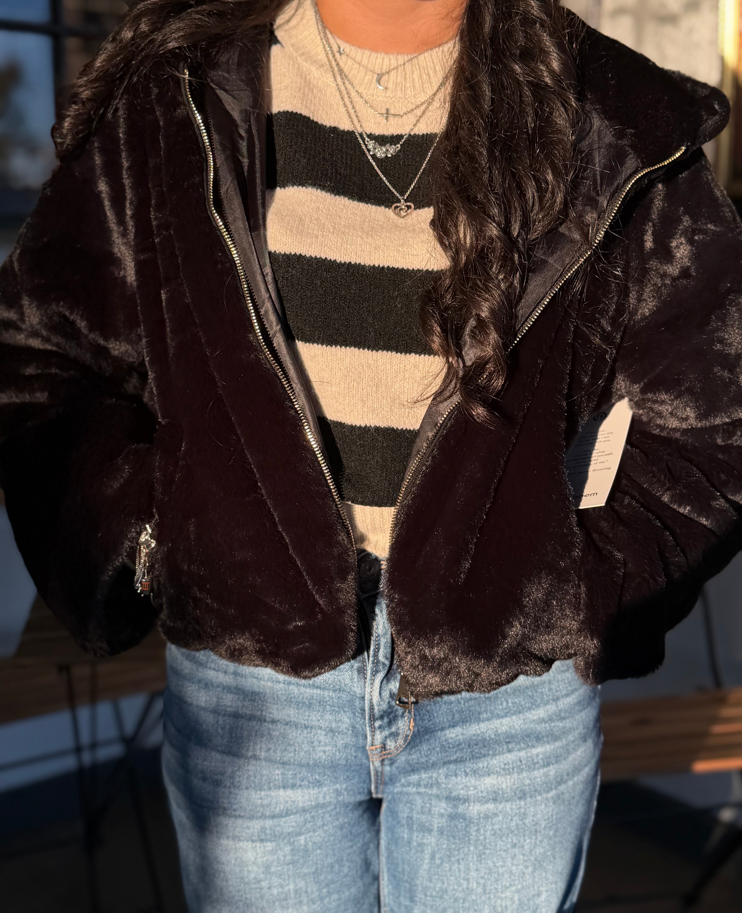 Cuddle Up With Me Jacket - Black