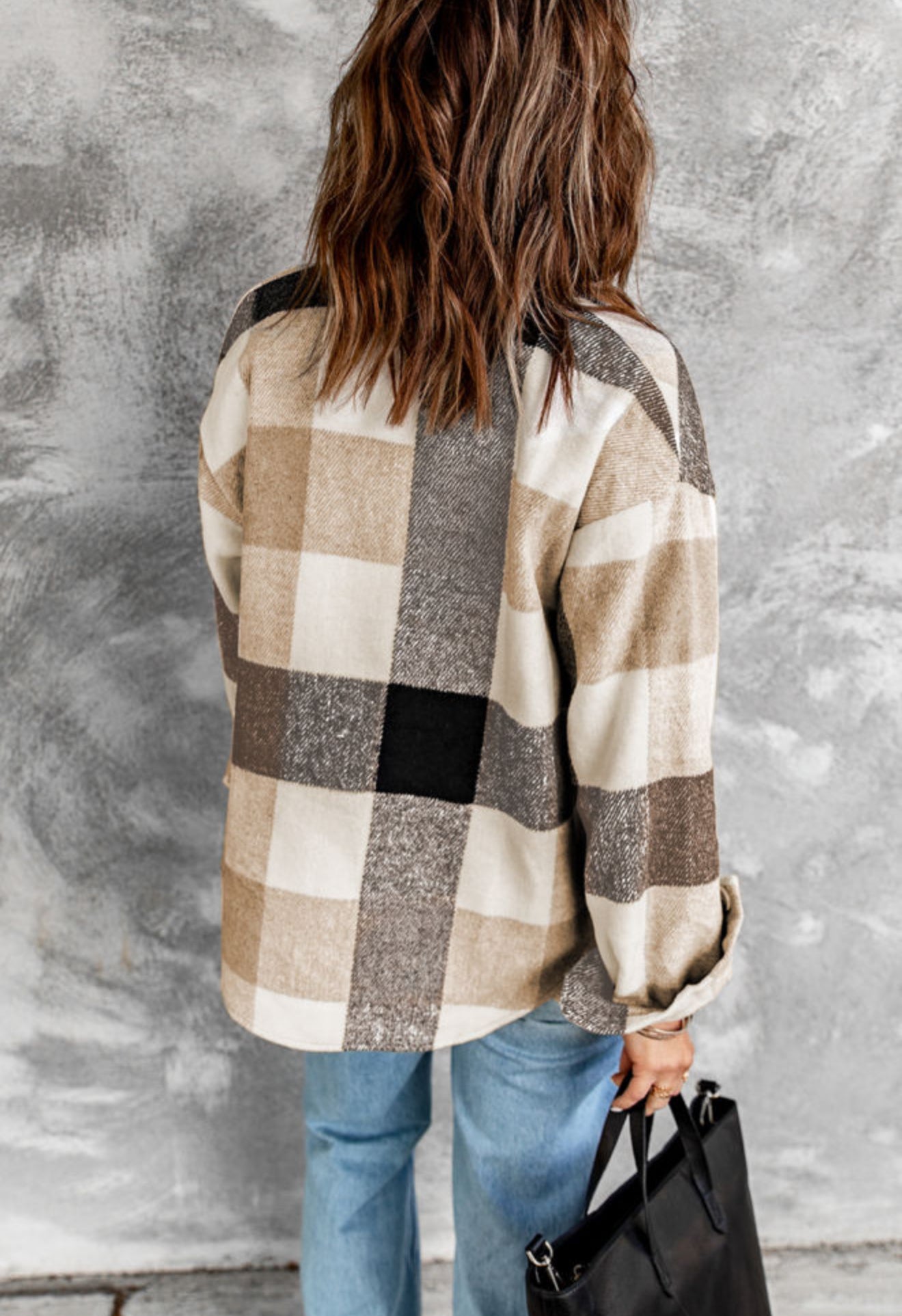 Khaki Plaid Shacket