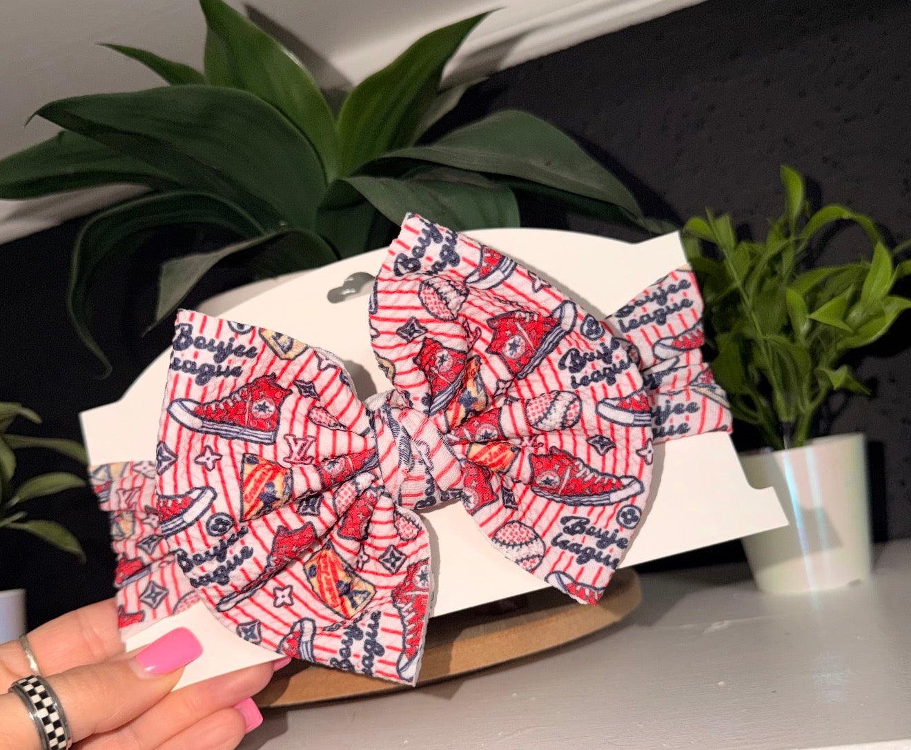 Boujee Kicks Headwrap - (0-3m)