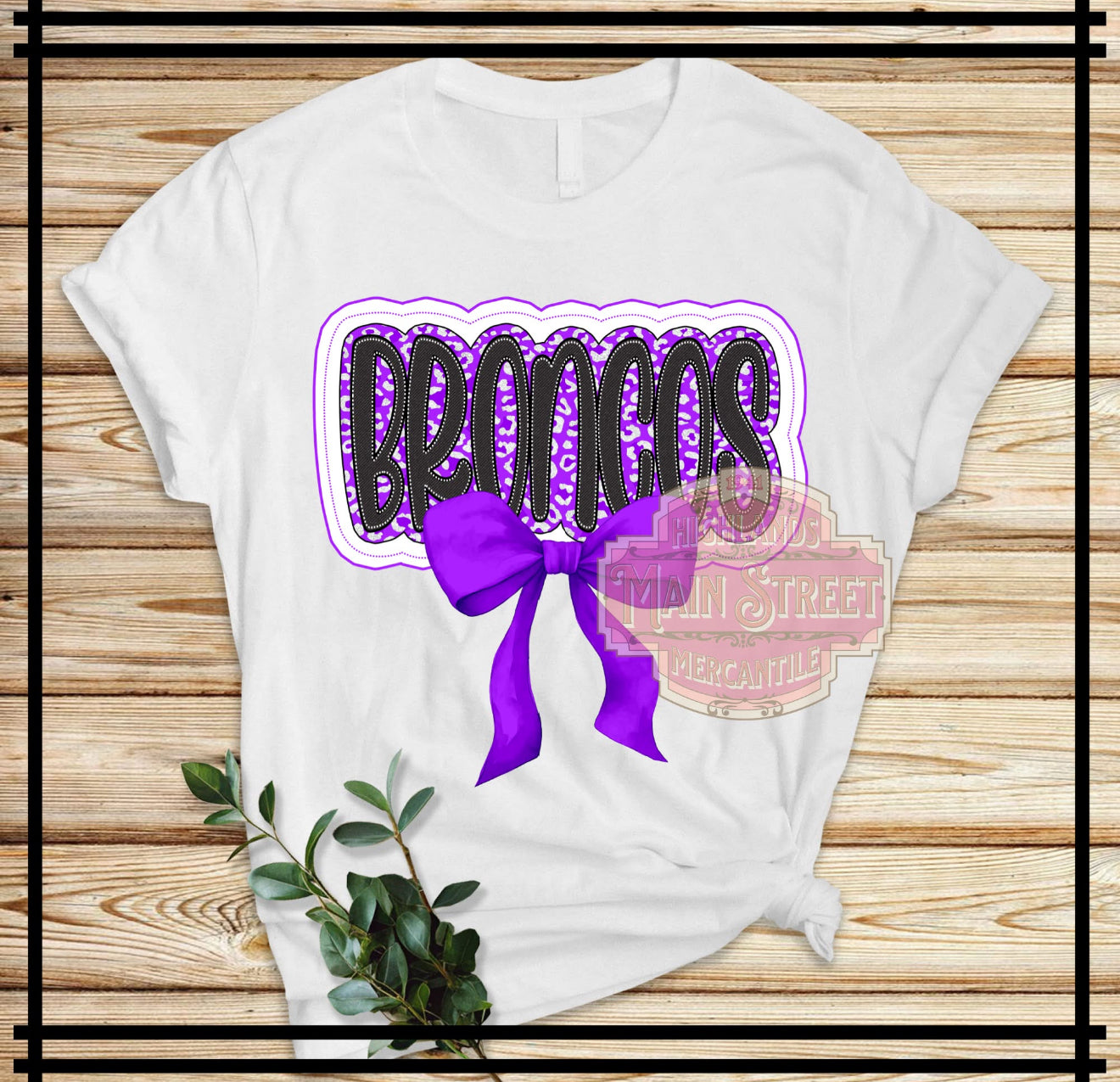 Dayton Broncos Coquette Tee