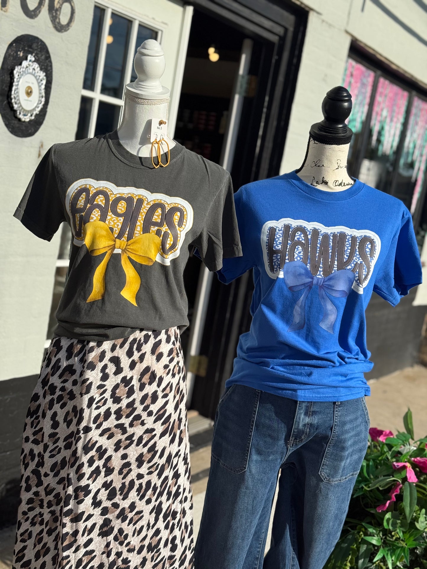 School Spirit Coquette Bow Tee