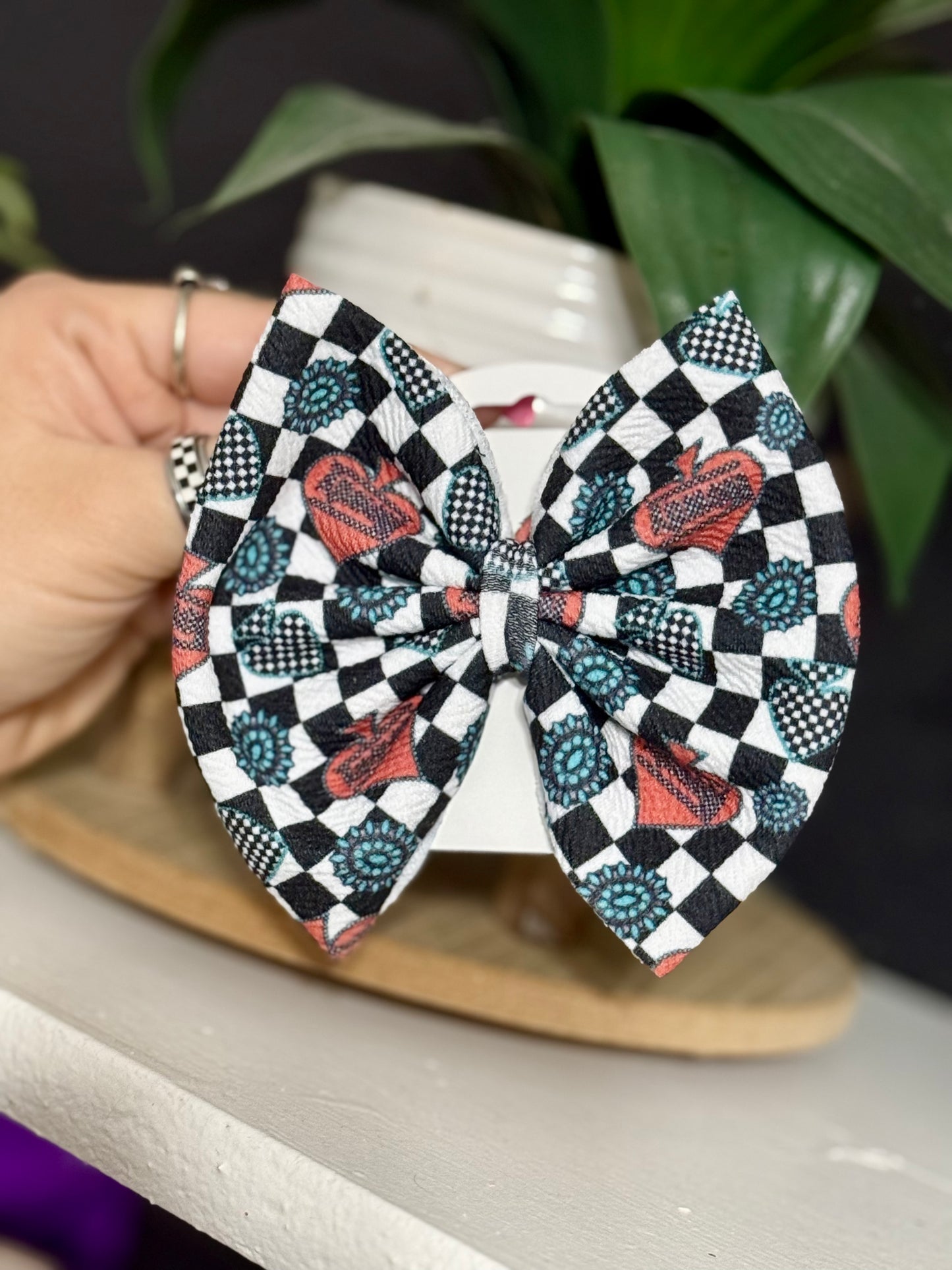 Retro Western- Clip Bow