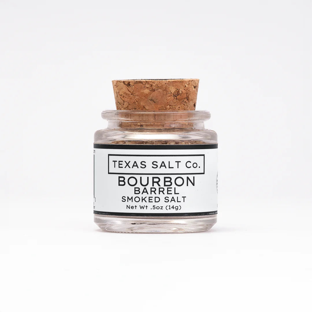 Bourbon Barrel Smoked Salt - Cork Top