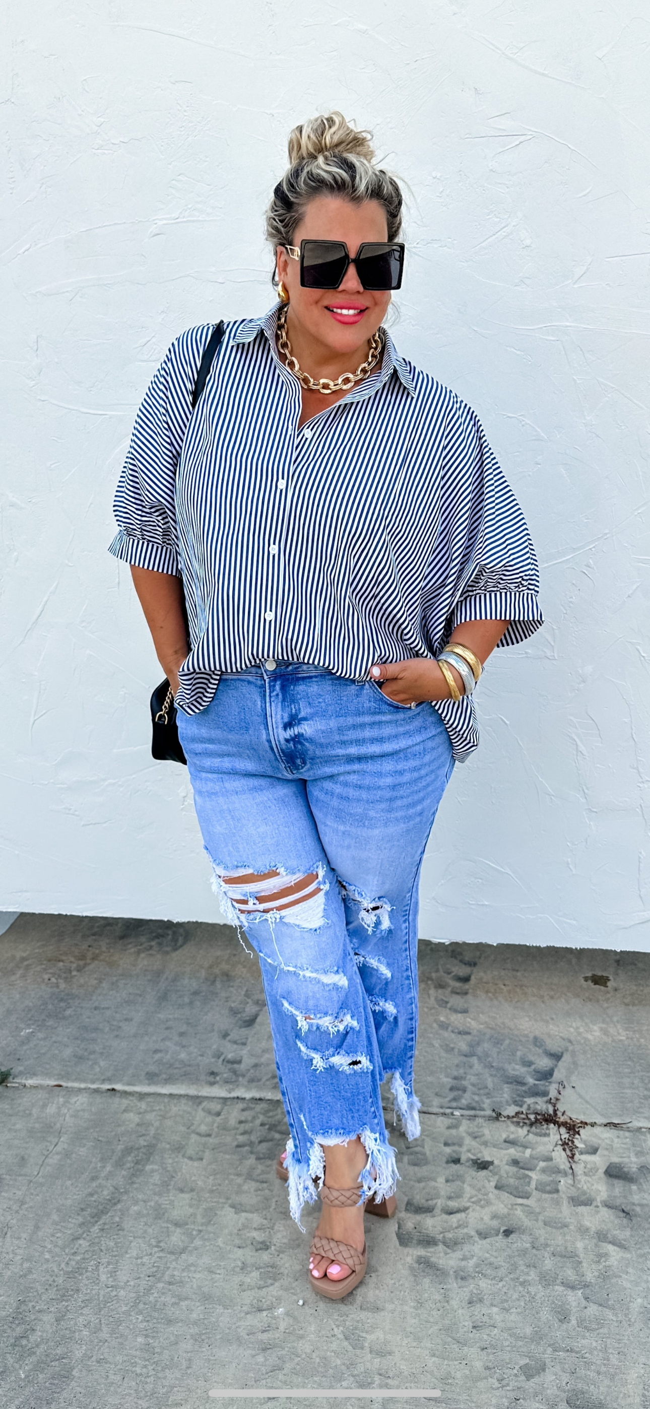 Urban Distressed Crop Jean