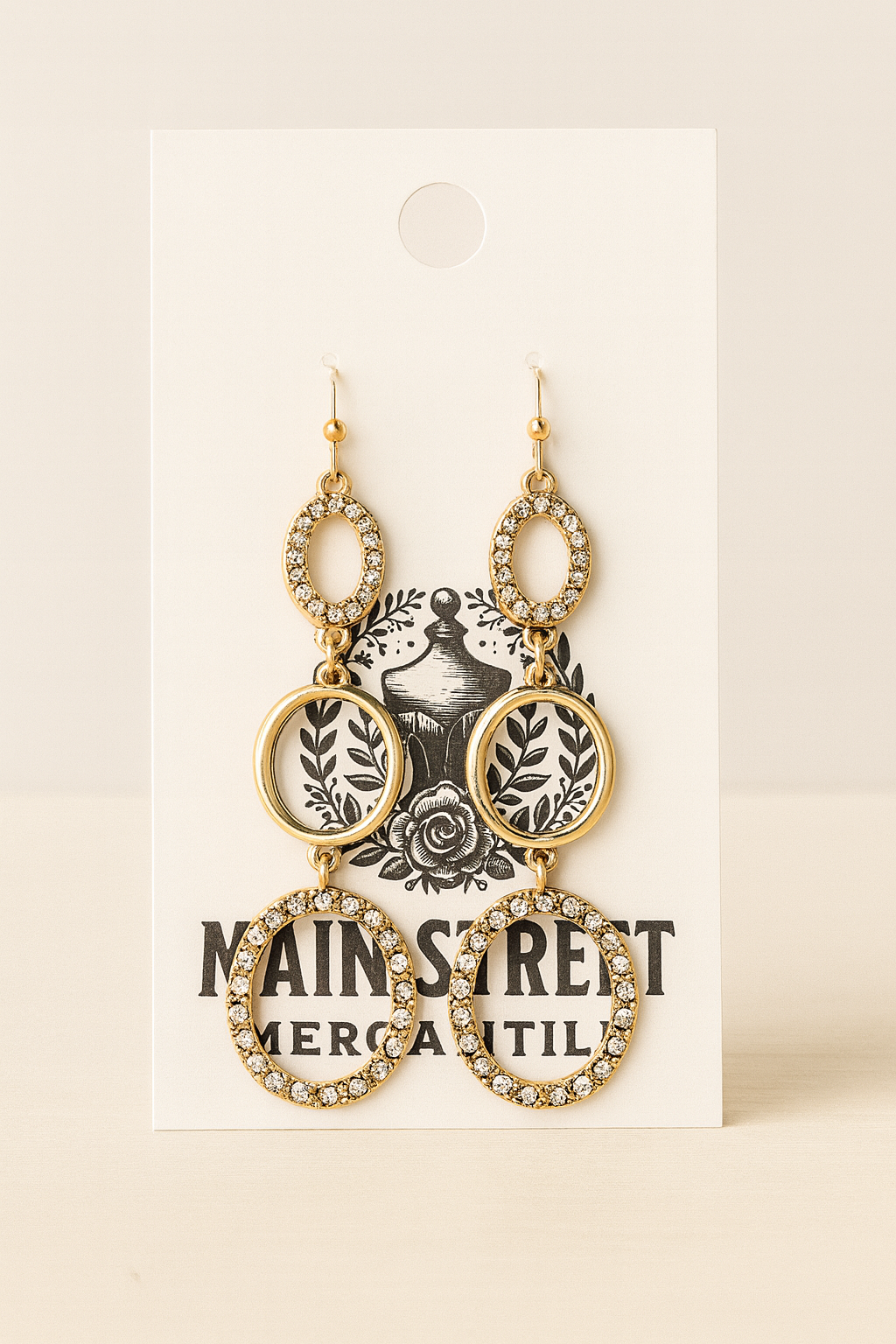 The Times Gold Earring