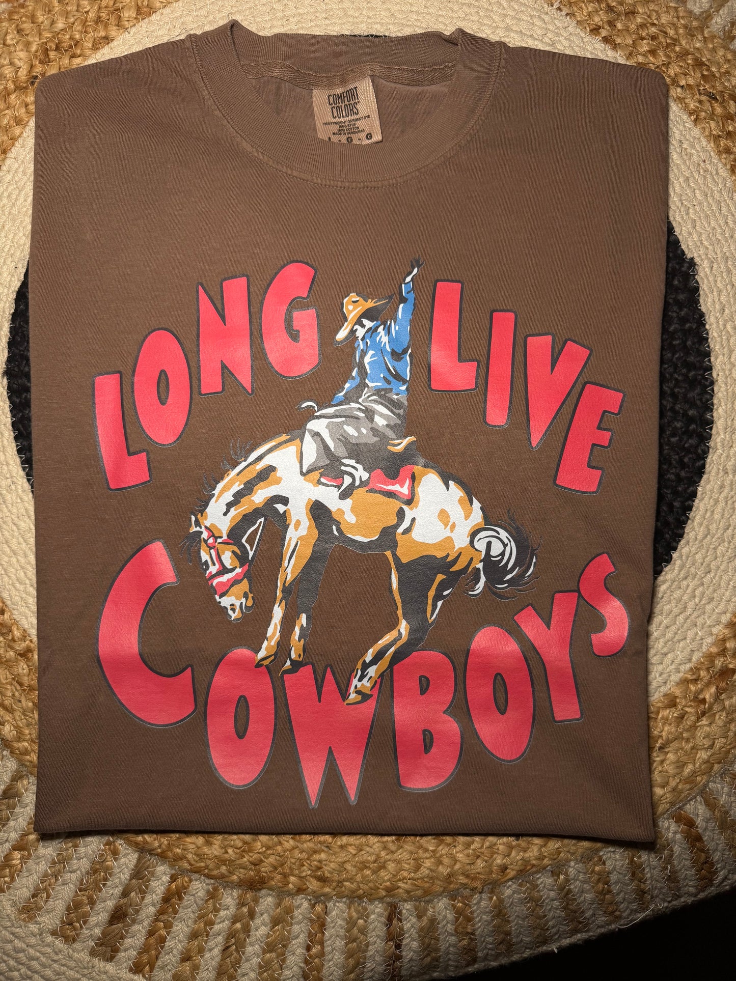 Long Live Cowboys Tee - Comfort Colors