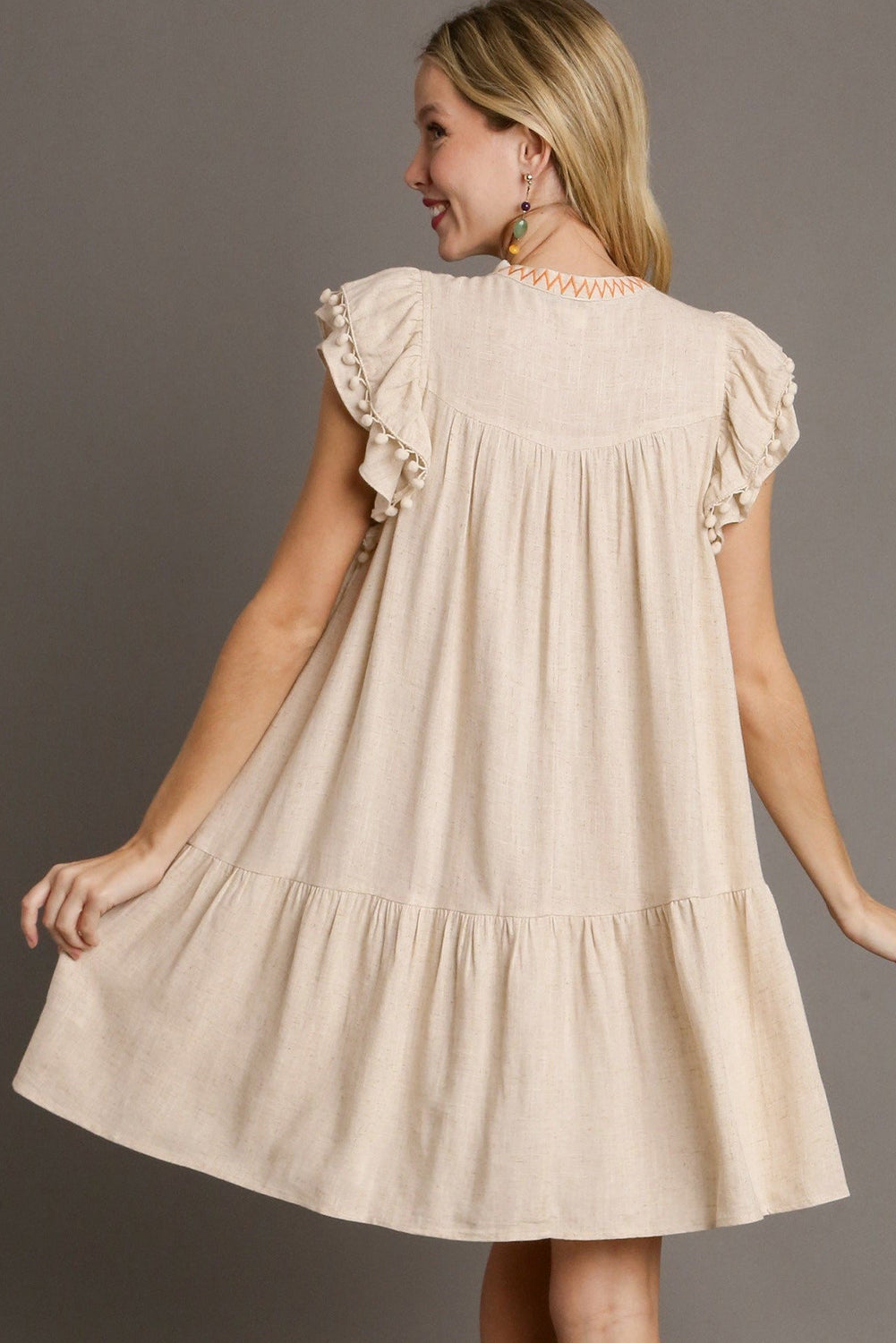 Jet Stream Embroidered Dress