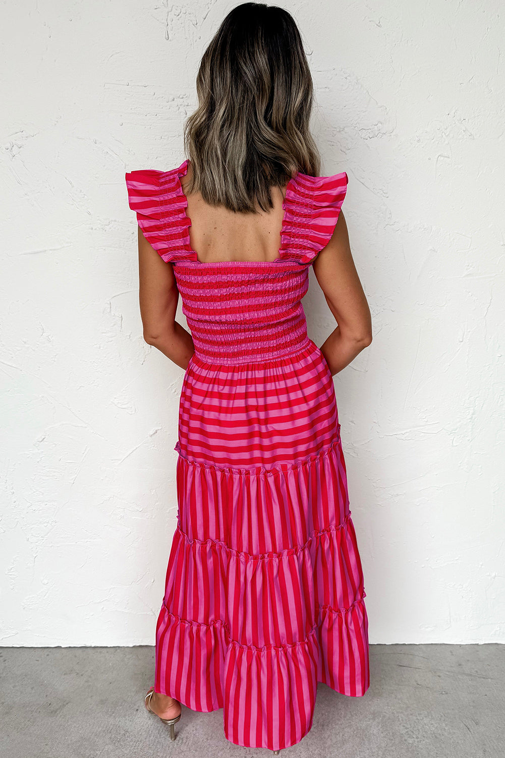 Bodice Tiered Maxi Dress
