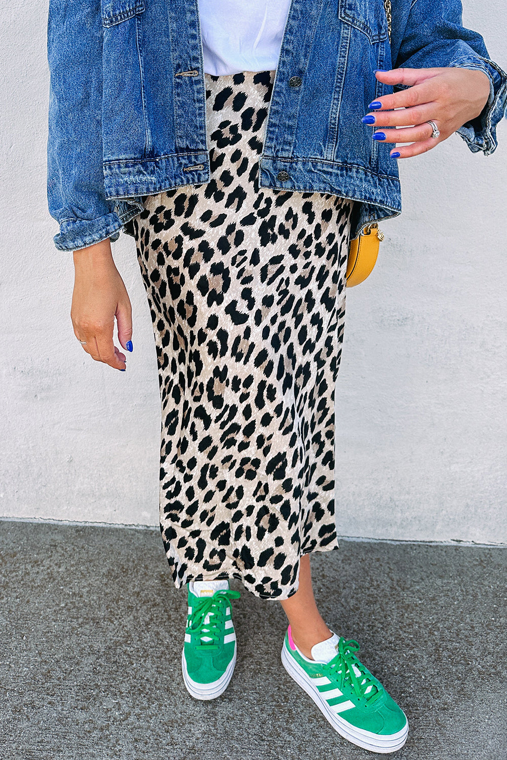Leopard Midi Skirt