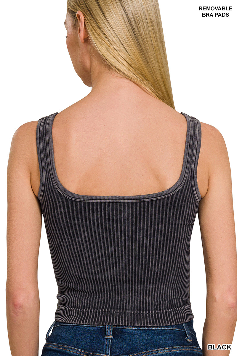 StoneFlex Seamless Ribbed Bra Tank