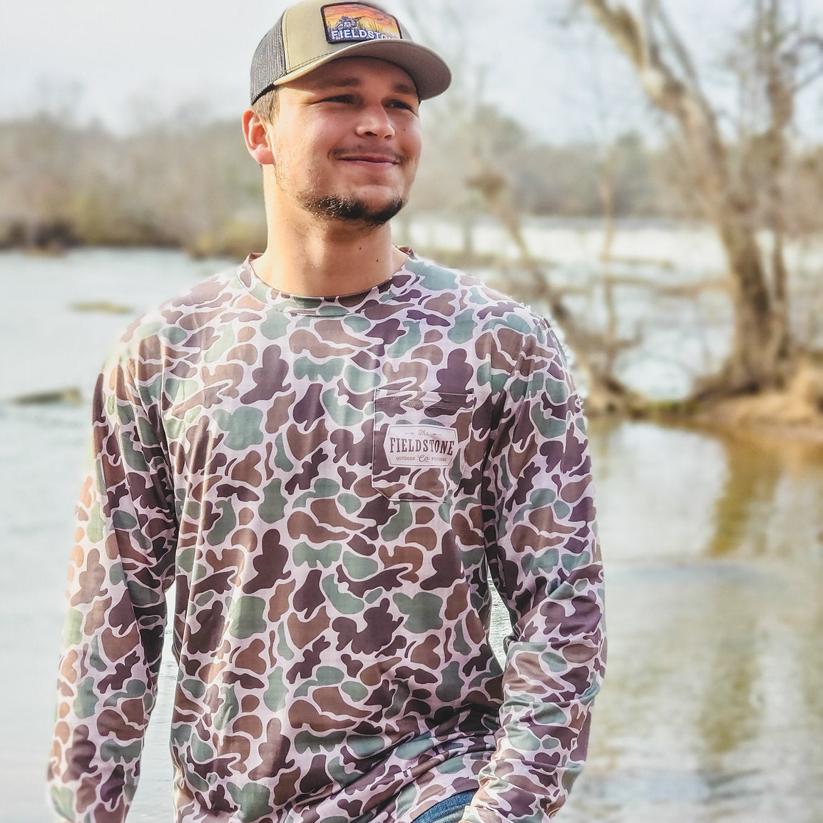 Dri-Fit Fieldstone Camo Long Sleeve