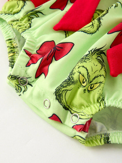 Green Grinch Romper