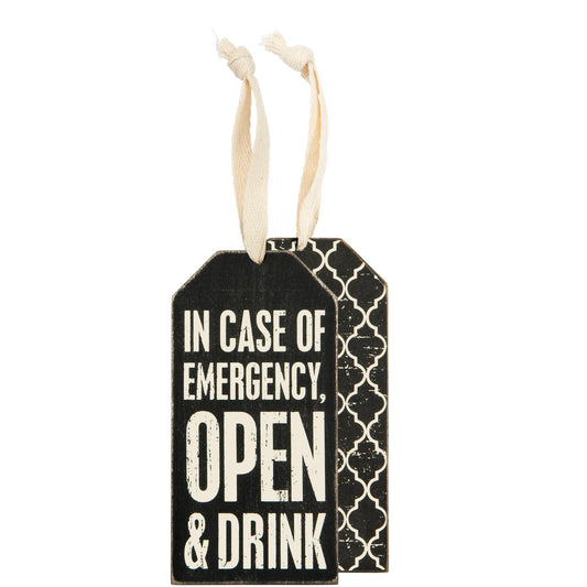 Open & Drink Bottle Tag