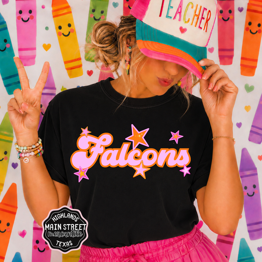 Pink Stars Falcons