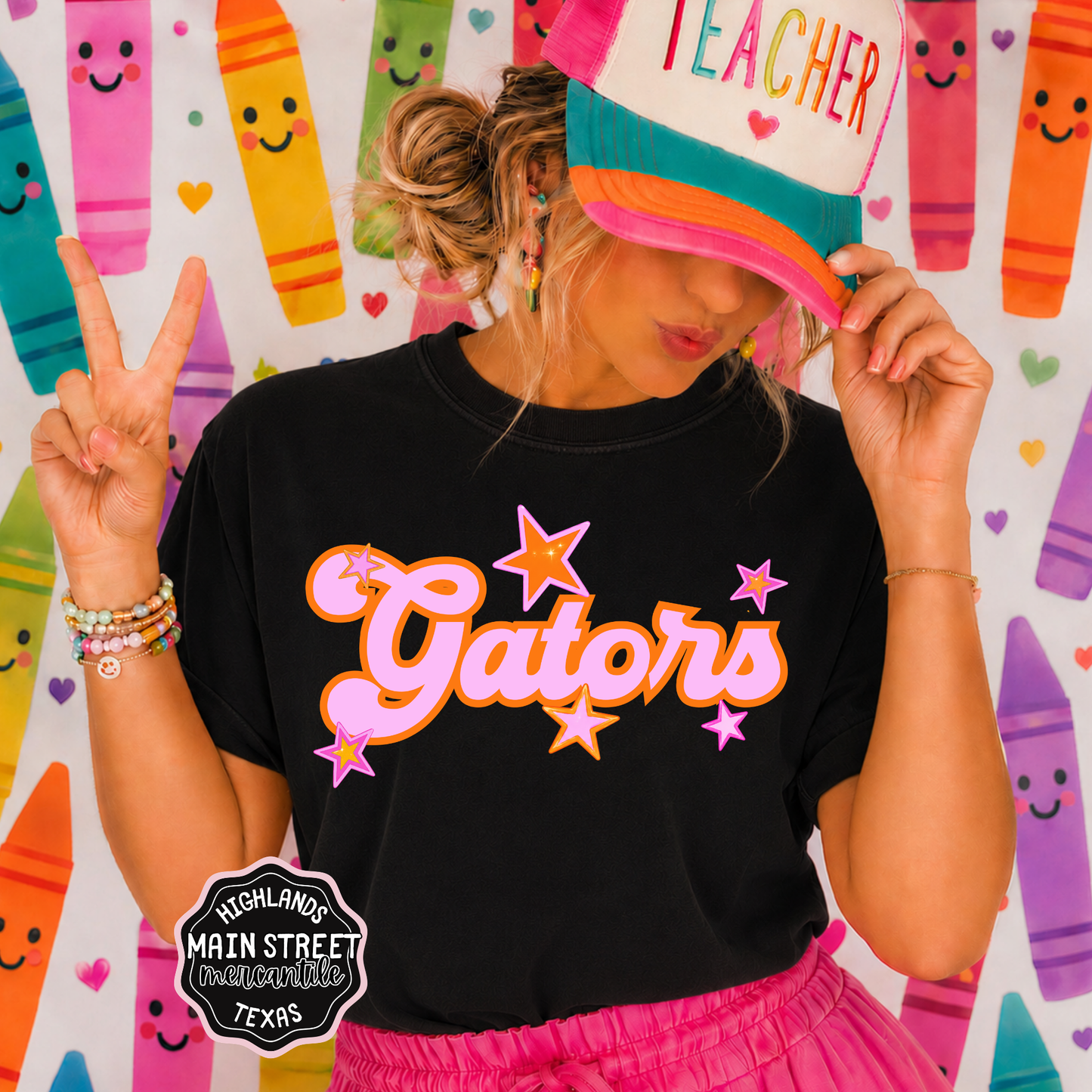 Pink Stars Gators