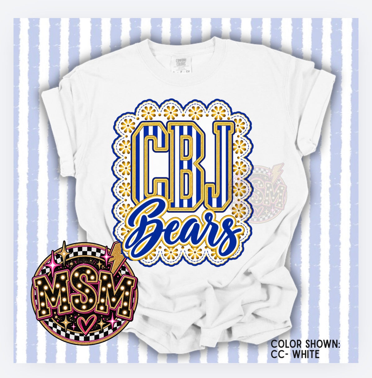 Lace Mascot - CBJ Bears