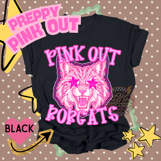 Pink Out Prep Mascots - Bobcats