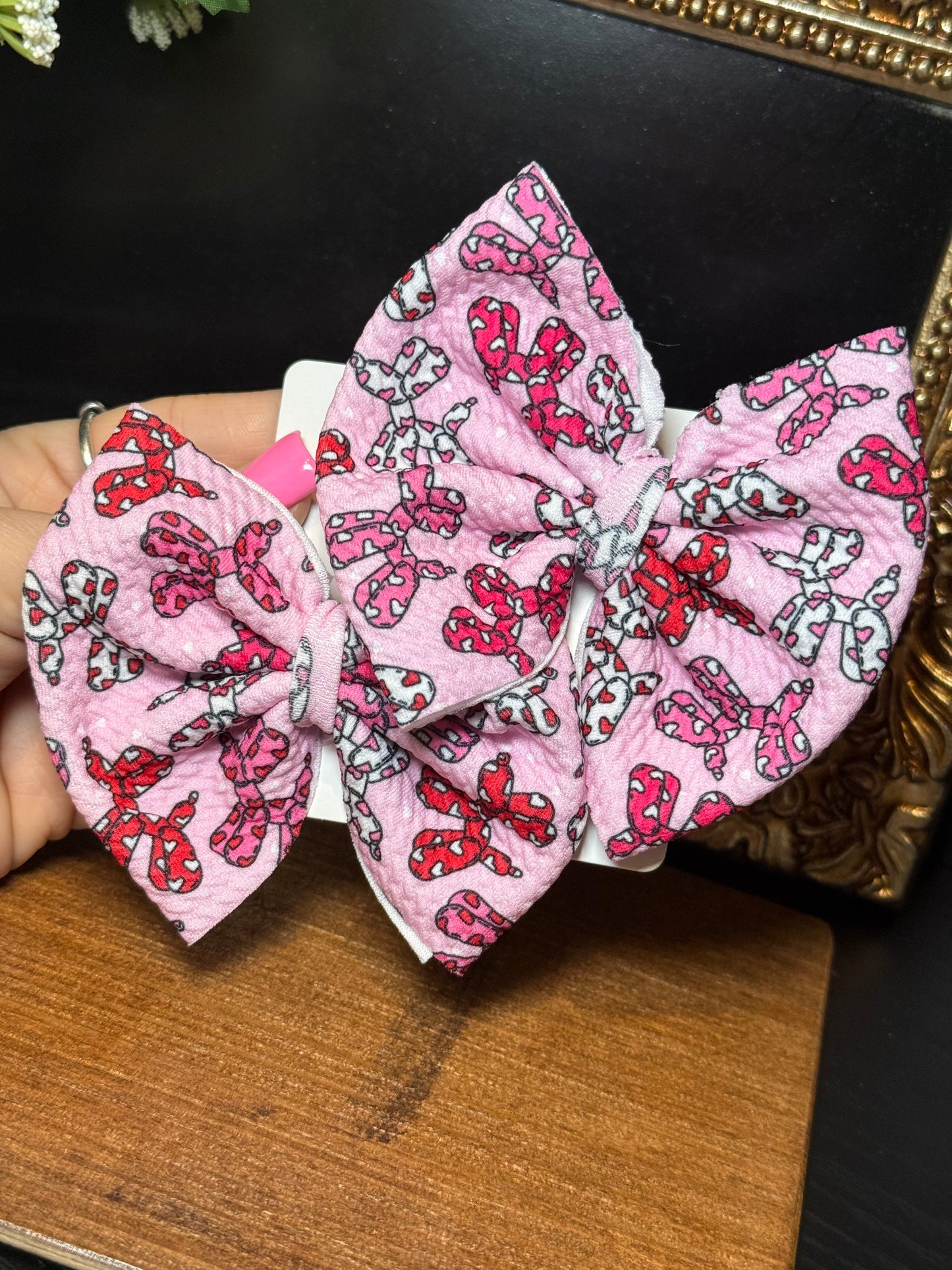 Valentine Balloon Dog - Piggies