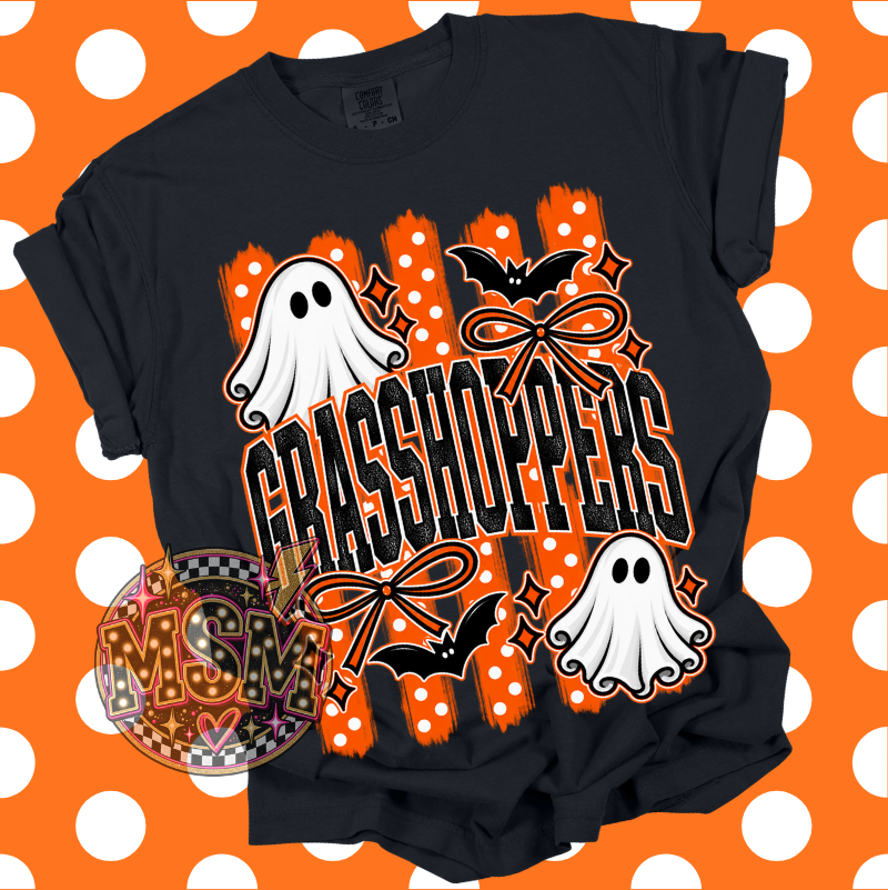 Spooky Mascot - Grasshoppers