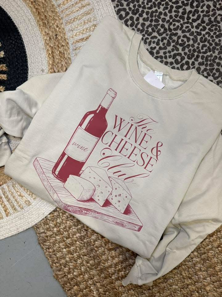 Wine & Cheese Club Sweatshirt