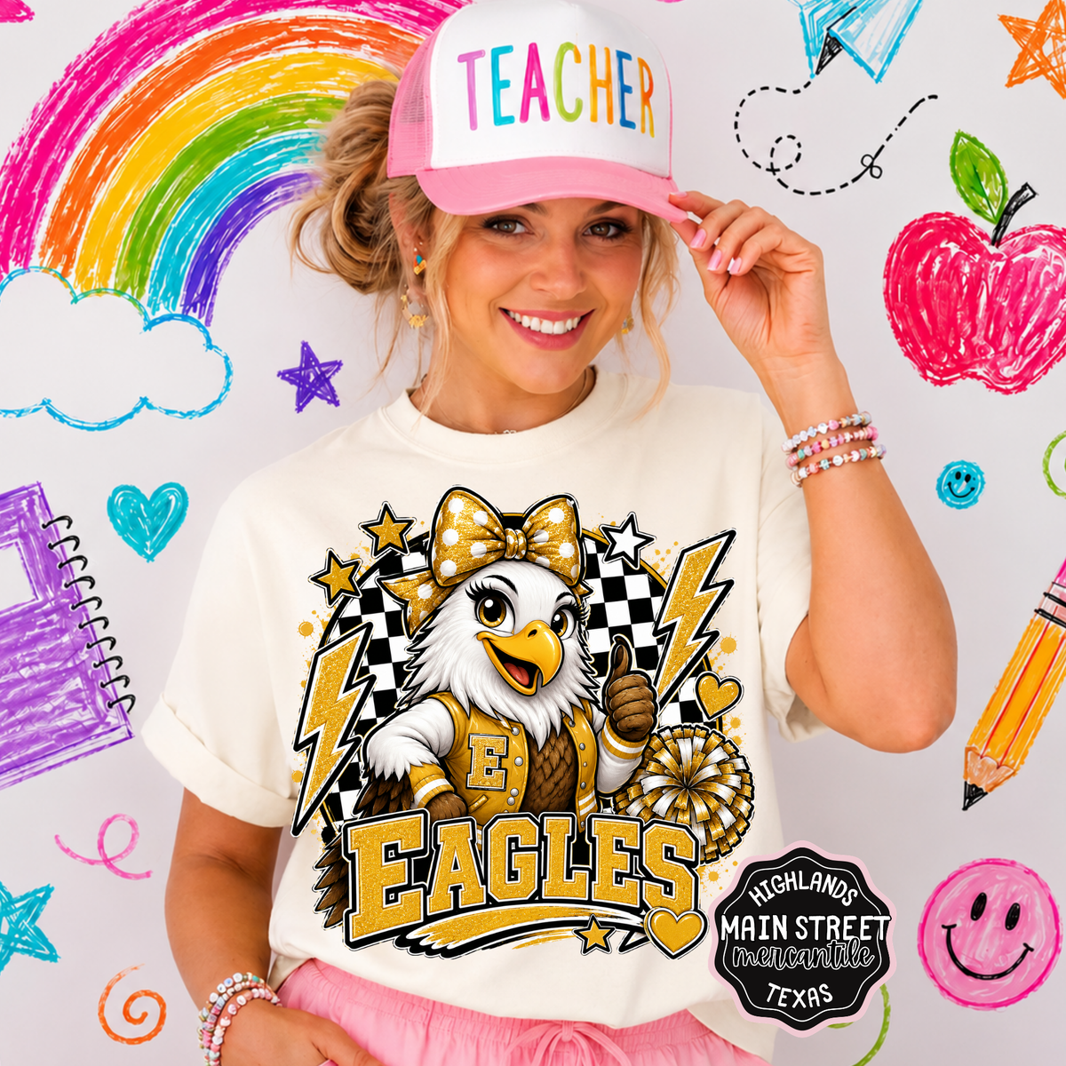 Check Back Eagles Gold