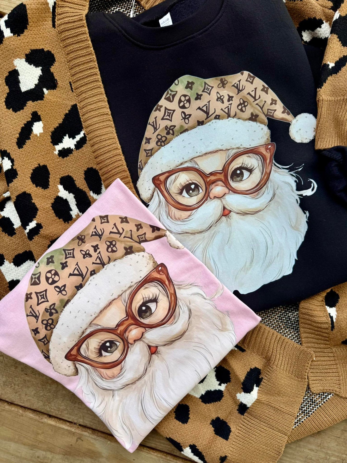 Boujee Glasses Santa