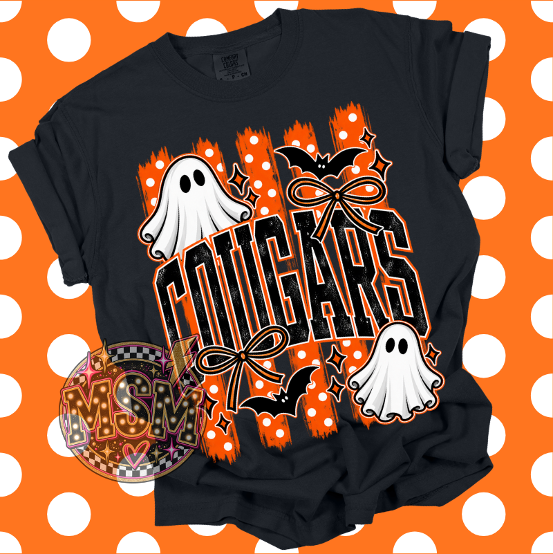 Spooky Mascot - Cougars