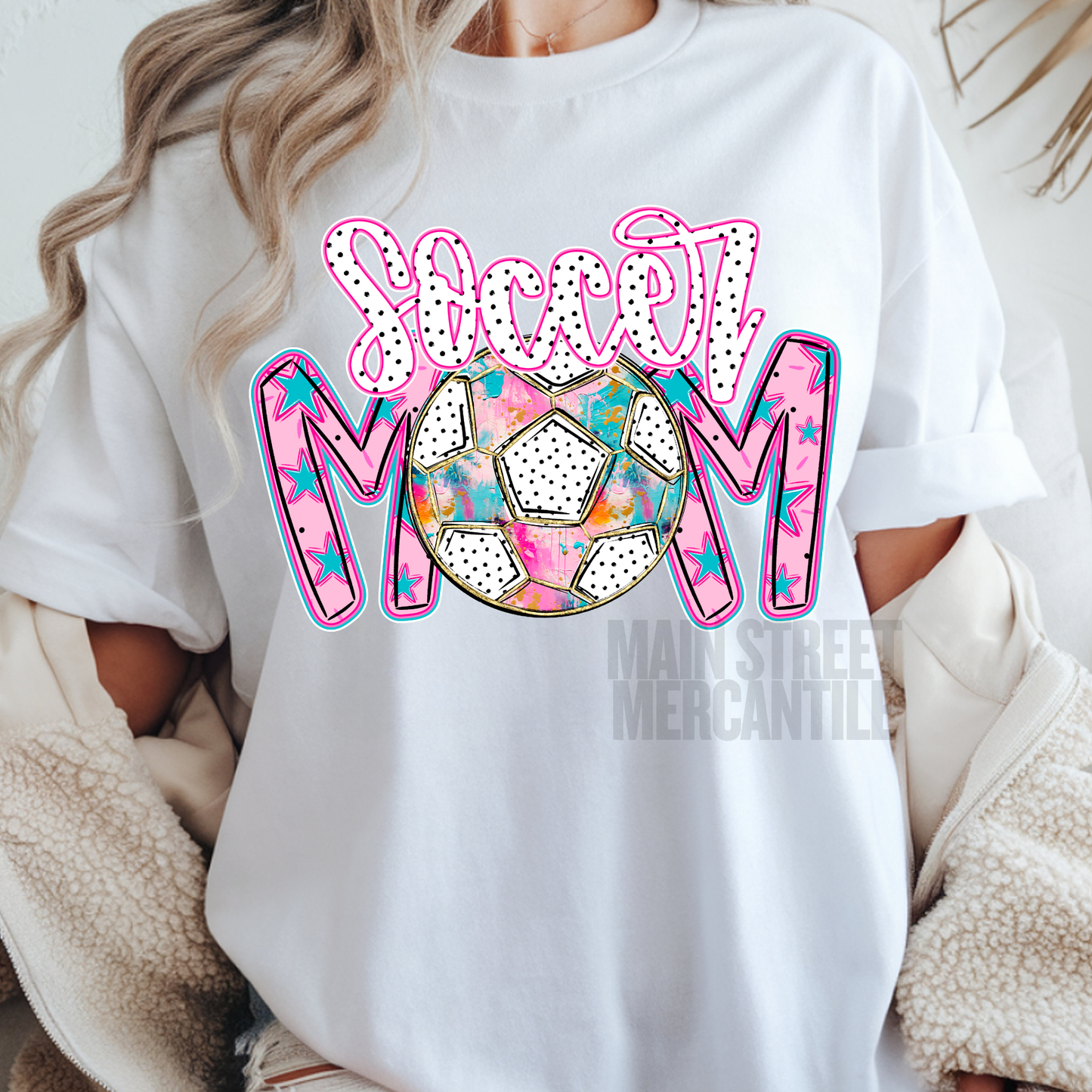 Pink Soccer Mom