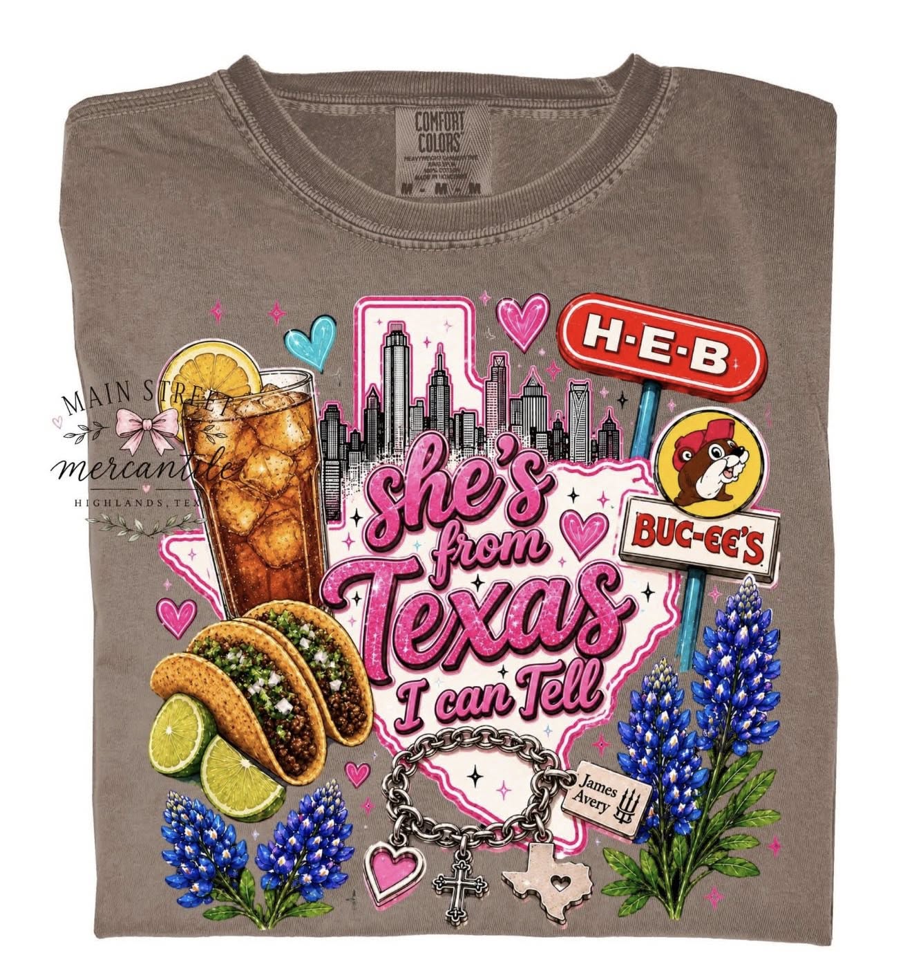 She’s From Texas - Texas Edition Iced Tea - Comfort Colors