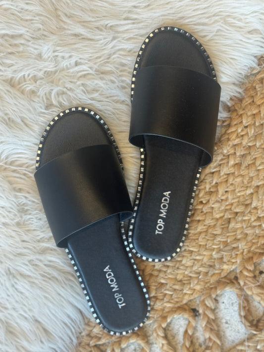 Isabella Black Sandal