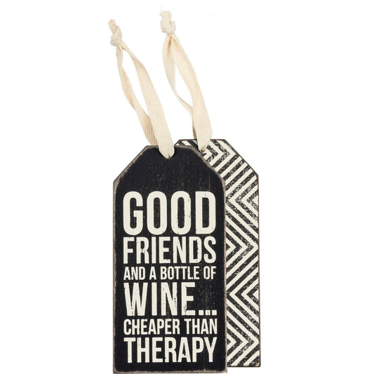 Good Friends Bottle Tag