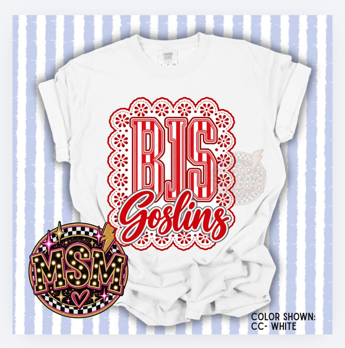 Lace Mascot - BJS Goslins