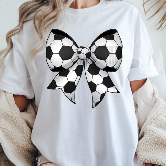 Soccer Coquette Bow 2